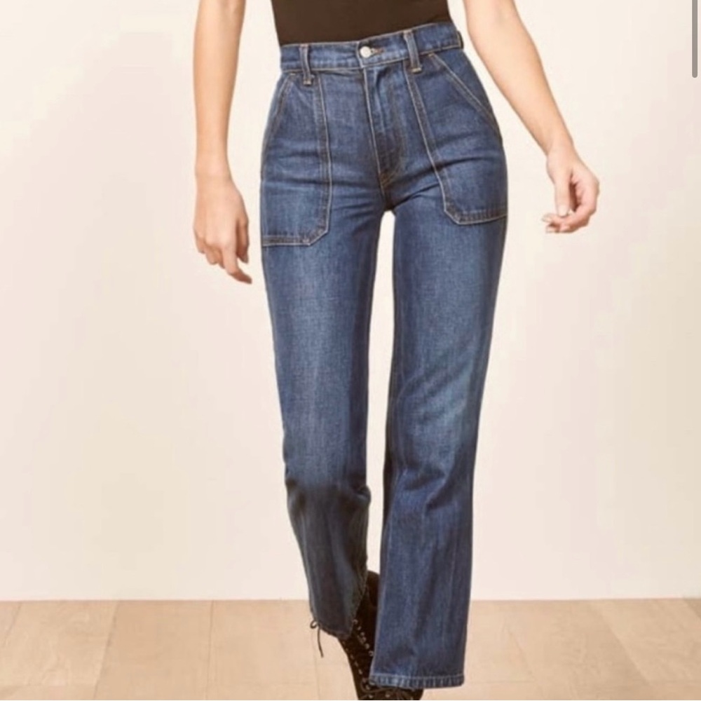 Reformation Painter Jeans Flores Wash